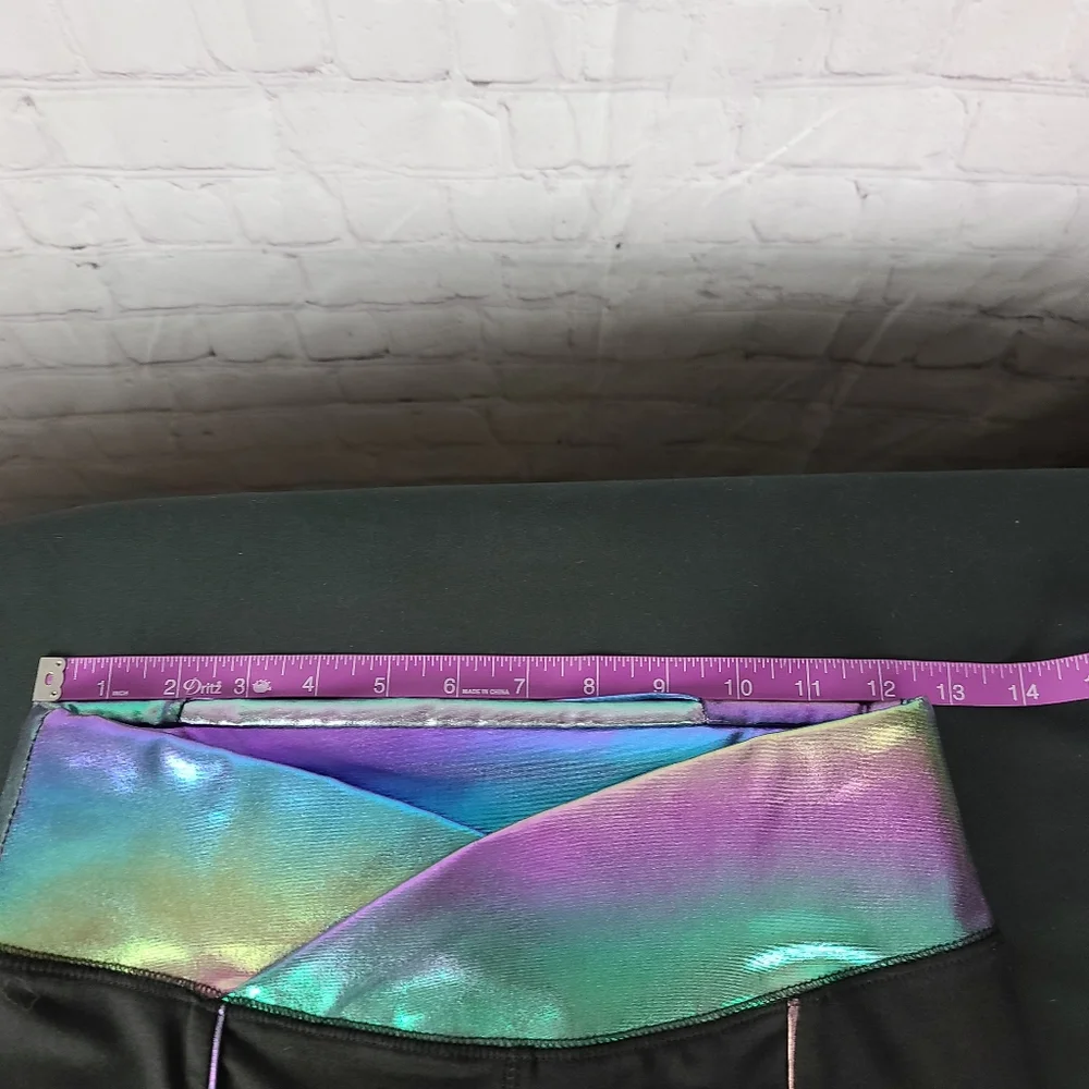 Justice Sport Cross Waistband Piped legs. Active Leggings. Black  Sz XL …